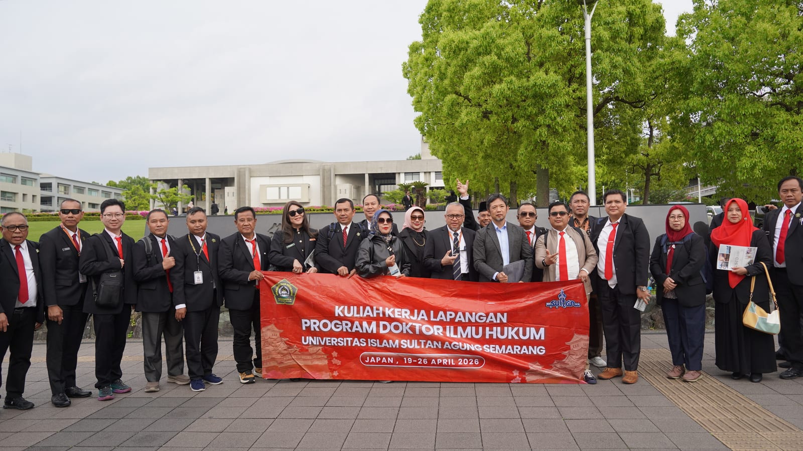 Field study participants at a partner campus in Japan